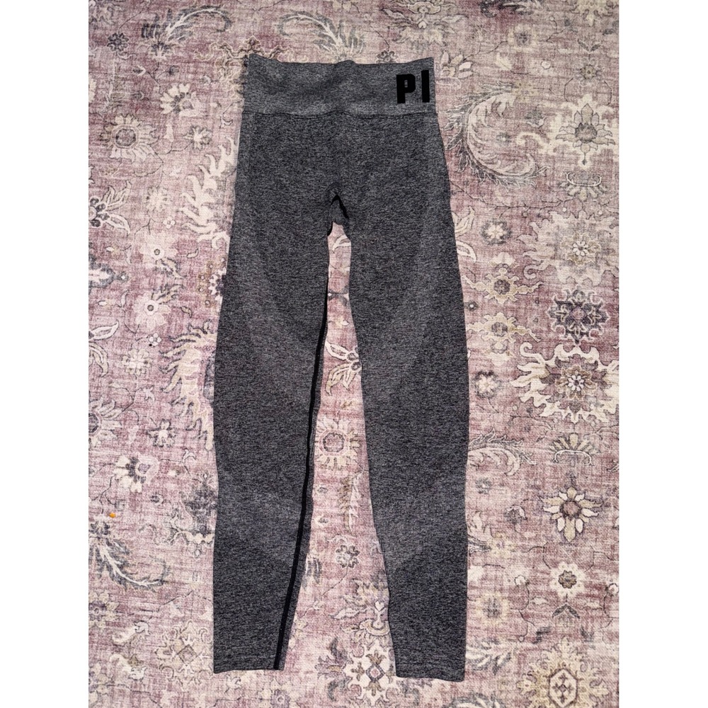 Victorias Secret PINK Active Seamless Leggings Gray XS High Waist Yoga Pants